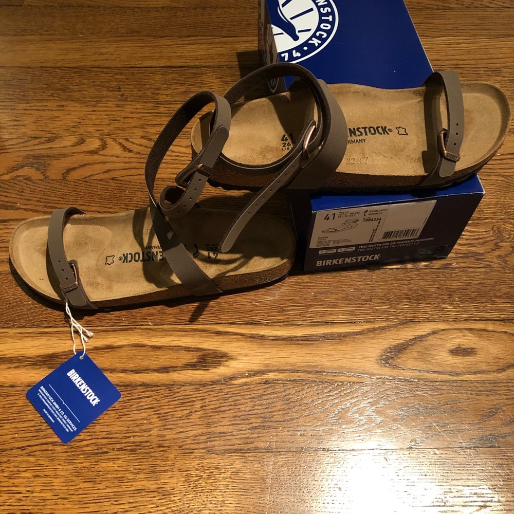 New Birkenstock Daloa sandals 41 NiB mocca - Picture 5 of 5